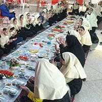 جشن فارغالتحصیلی و افطاری پایه ششم