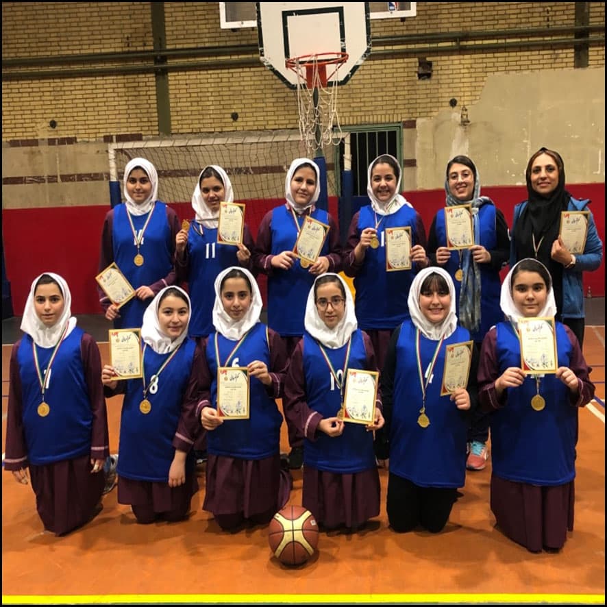 کسب مقام اول مسابقات بسکتبال منطقه 4