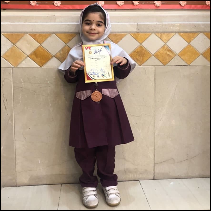 کسب مقام سوم در رشته ژیمناستیک منطقه 4