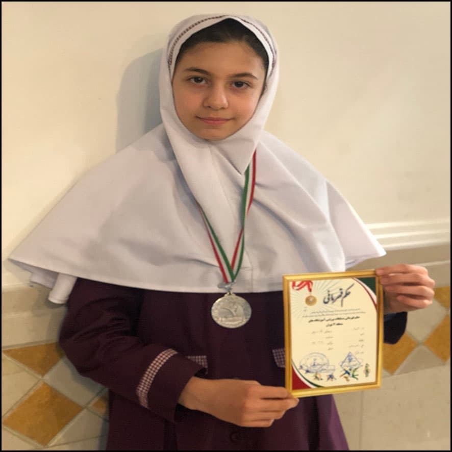 کسب مقام دوم در رشته بدمینتون منطقه 4