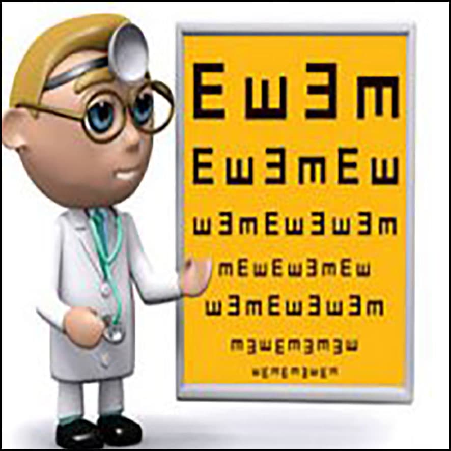 معاینه سنجش بینایی دانشآموزان